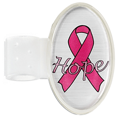 Hope ID Tag - Pink Ribbon