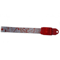 Blood Splatter Tourniquet with a red clip