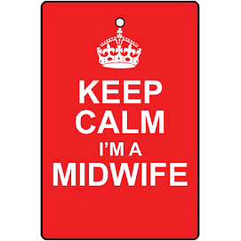 Keep Calm - I'm a Midwife Air Freshener
