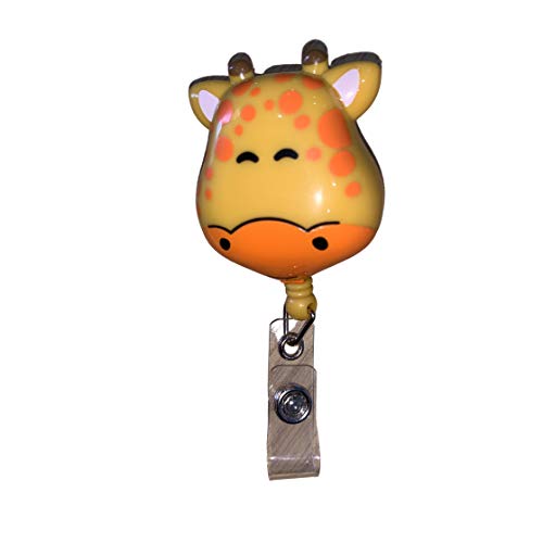 Giraffe Retractable Badge Holder