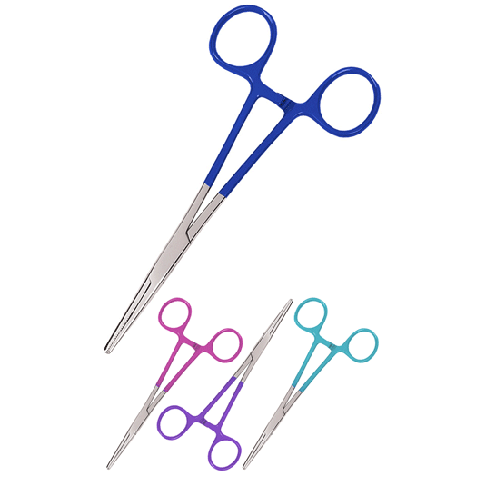 Prestige Kelly Forceps with Coloured Handles