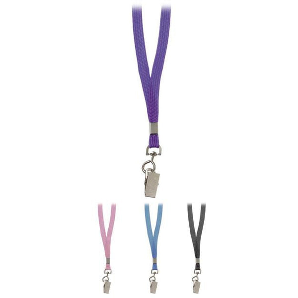 Lanyard with Metal Bulldog Clip