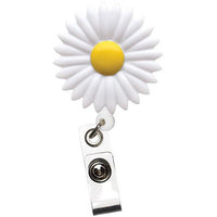 Retractable ID Lanyard Clip - Daisy
