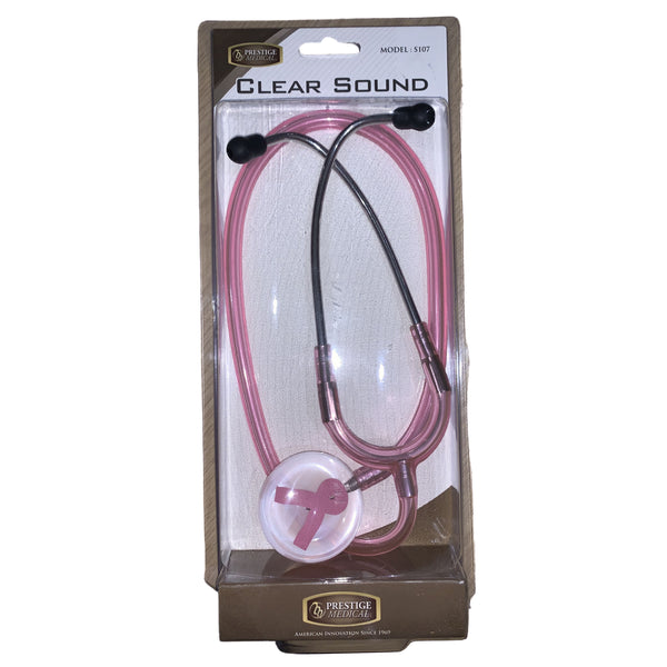 Clear Sound™ Pink Ribbon Stethoscope