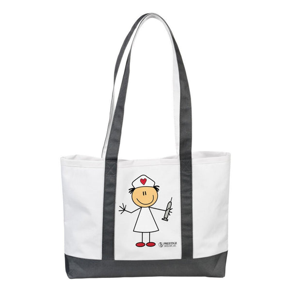 Large Tote Bag - Stick Nurse