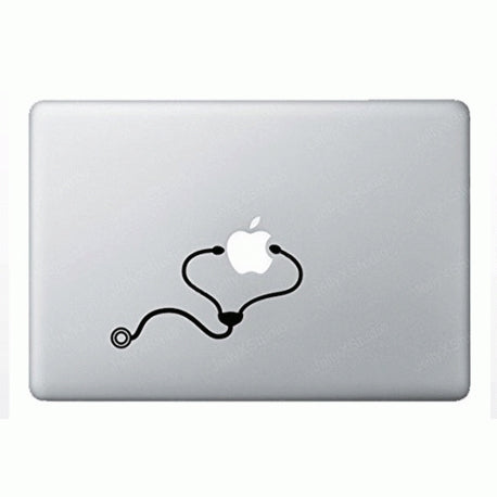 Laptop Decel Sticker Stethoscope